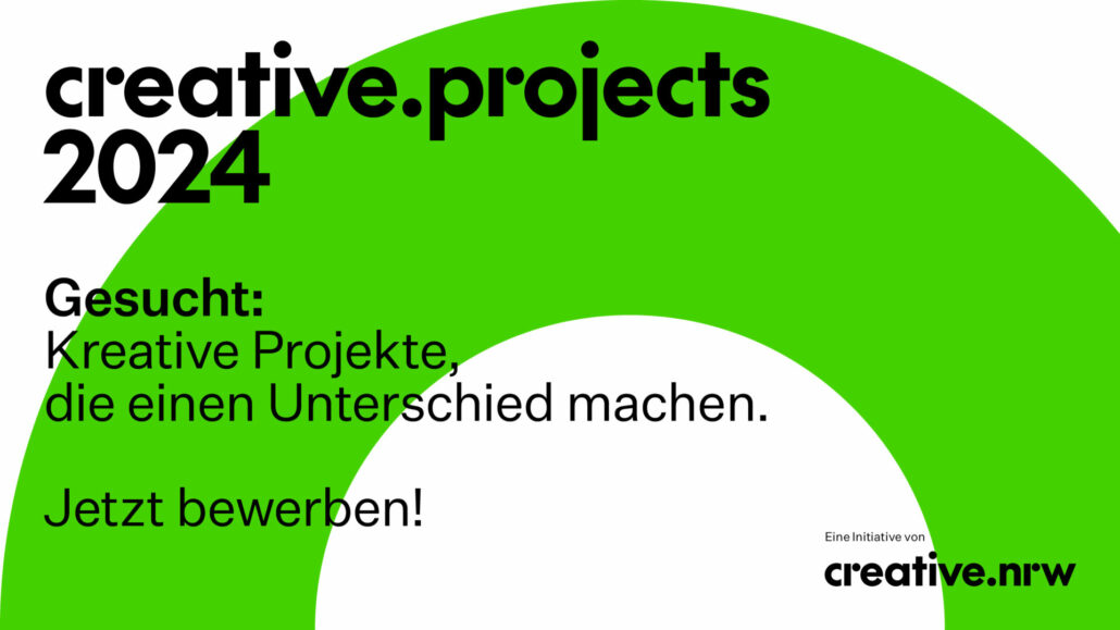 creative.projects 2024 – jetzt bewerben!