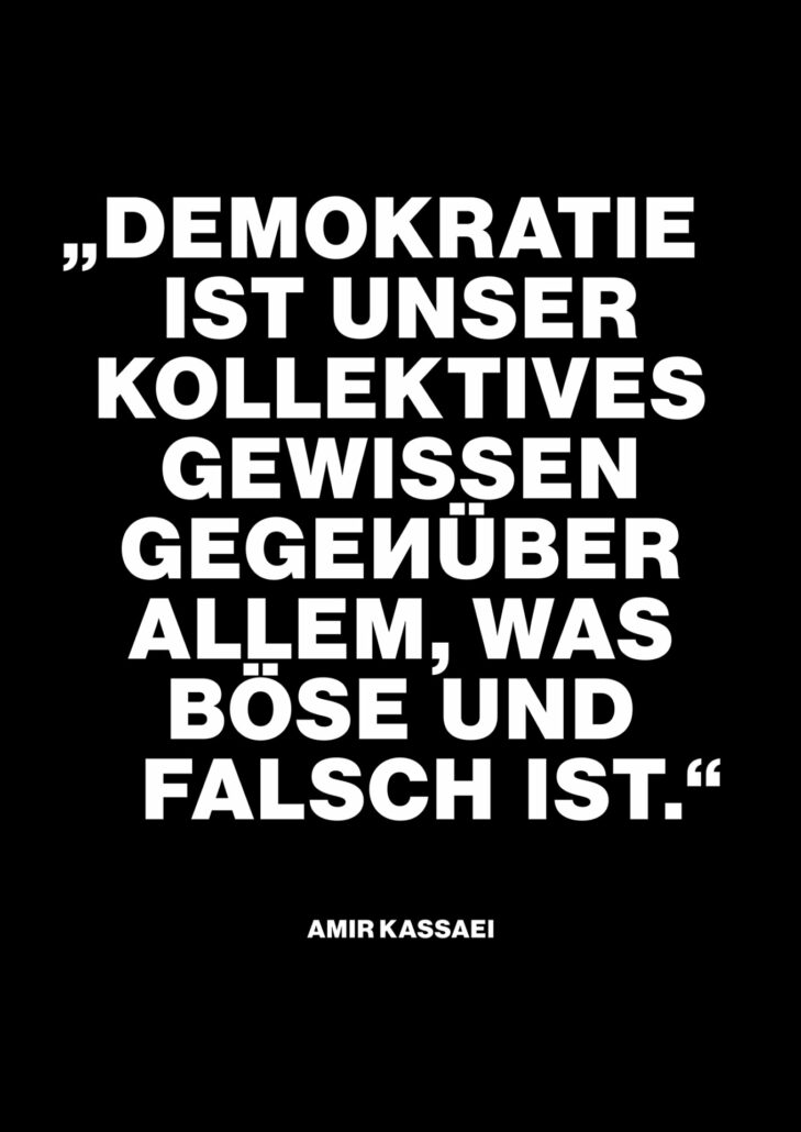 HANS C: Plakatausstellung »Designing Democracy«