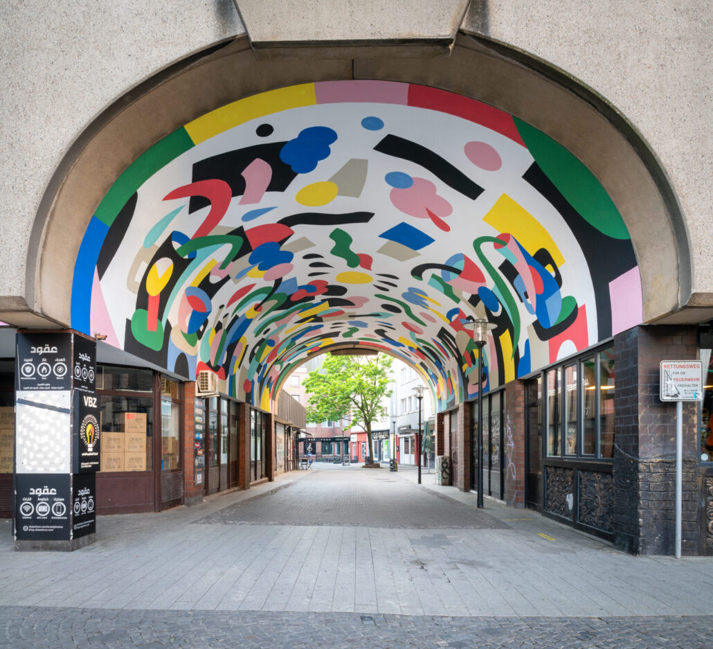 Neues Mural von GIZA im Brückviertel