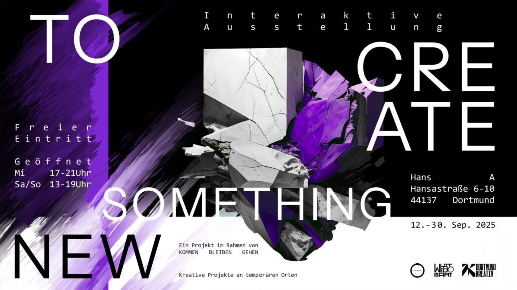 HANS A: TO CREATE SOMETHING NEW
