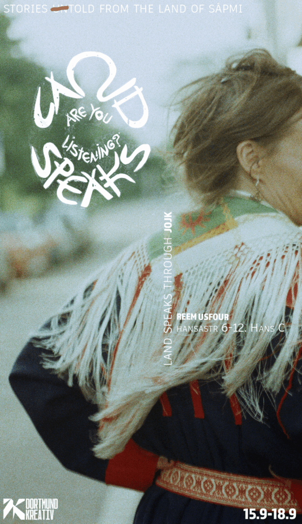 HANS C: Reem Usfour »Land Speaks, Are You Listening?«