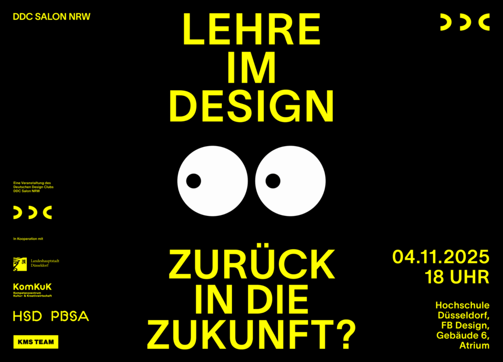 DDC Salon NRW: Lehre im Design. Zurück in die Zukunft?