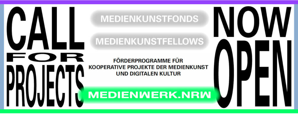 Call for Projects: Projektförderung Medienkunst NRW 2026