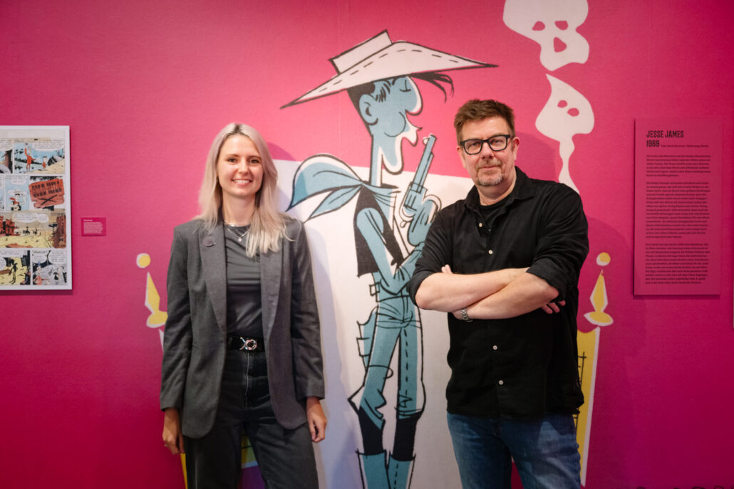 Lucky-Luke im schauraum: comic + cartoon