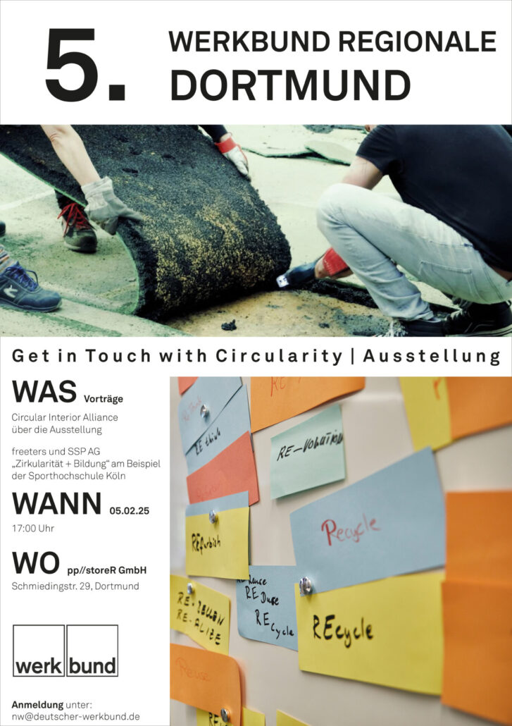 5. Werkbund Regionale in Dortmund ‚Get in Touch with Circularity‘