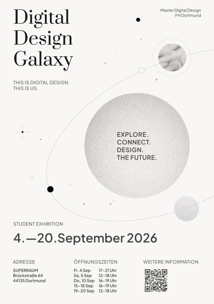 SUPERRAUM: „This is Digital Design“ – Studierende zeigen ihre Ausstellung „Digital Design Galaxy“