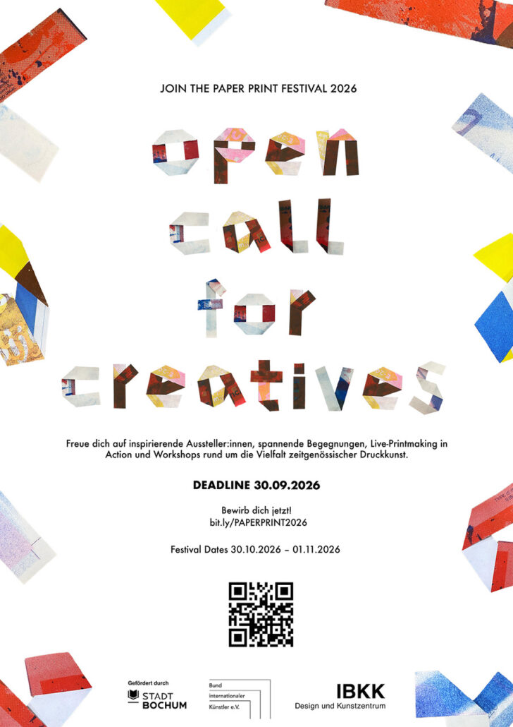 Paper Print Festival 2026 – Open Call für Kreativschaffende
